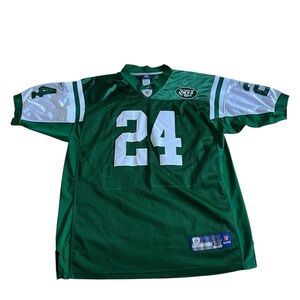 Reebok NFL Darrelle Revis Green Jersey Size 50